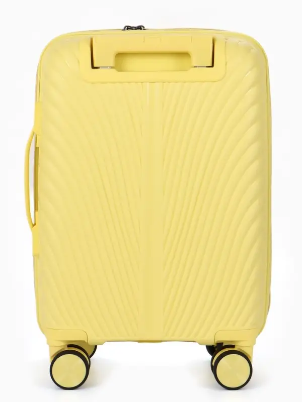 Чемодан на съёмных колёсах, 18", кодовый замок, 33&times;16&times;49 см, жёлтый