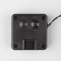 Гирлянда &laquo;Нить&raquo;, 4.5 м, уличная, с насадками &laquo;Ёжики&raquo;, IP44, 30 LED, 2 режима, солнечная батарея, тёмная нить, свечение синие/фиолетовое/розовое