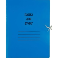 Папка с завязками Дело 300гр/м2 мелованный 4 цвета, 20 шт/уп