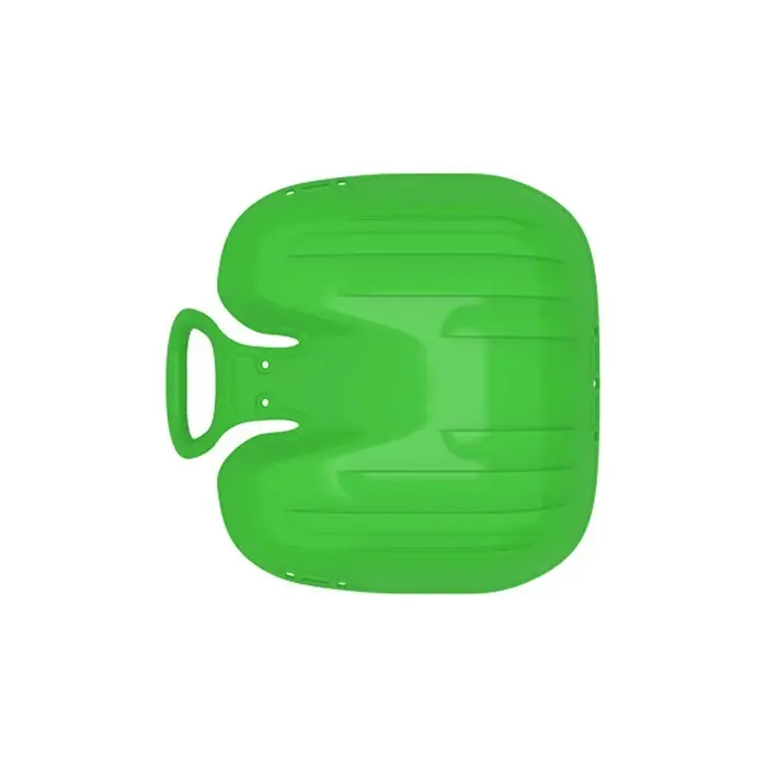 Санки-ледянки с мягкой сидушкой «Вираж», зеленые, 39×37см