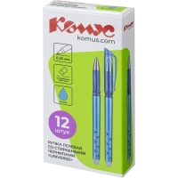 Ручка гелевая со стираемыми чернилами Комус Universe,толщ. лин. 0,35 мм,син