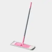 Швабра для мытья пола плоская с телескопической ручкой Raccoon, 40&times;14&times;90(120) см, микрофибра