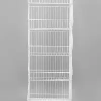 Накопитель разборный на колесах, 5 корзин, 50&times;43&times;147, белый