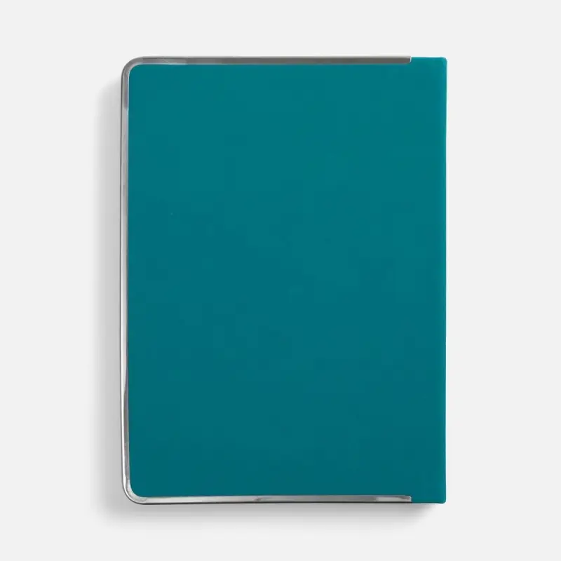Ежедневник Metal Frame на заказ, датированный, бирюзовый