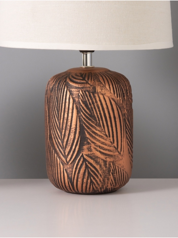 Настольная лампа "Осень" 1х15Вт Е14 бронза 23х23х35см