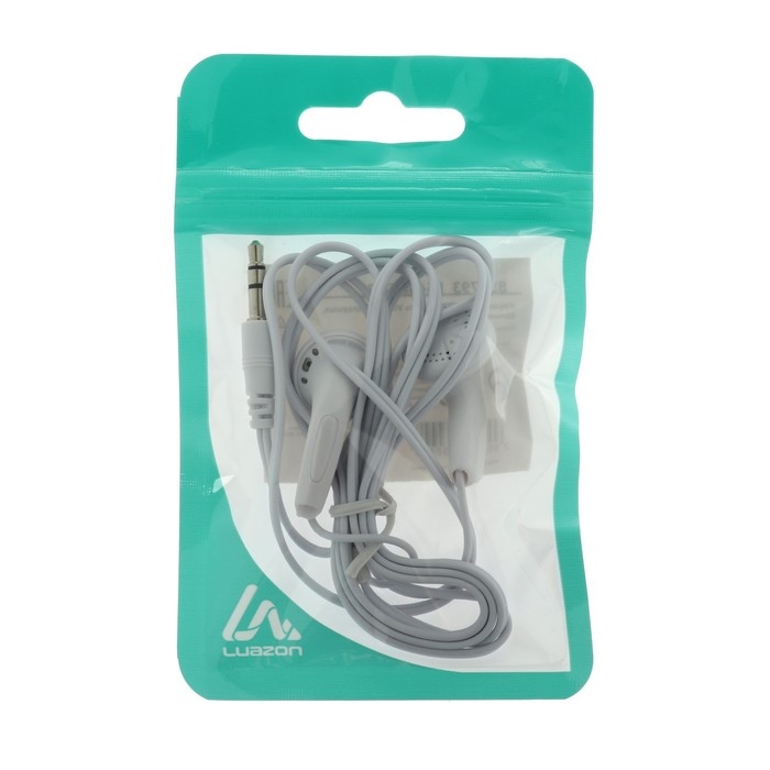 Наушники Luazon VBT 1.0, вкладыши, белые Наушники Luazon VBT 1.0, вкладыши, белые