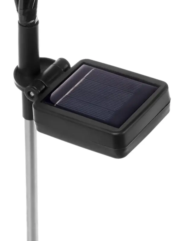 Садовый светильник &laquo;Шарики&raquo;, уличный, на солнечной батарее, 68 см, 10 LED, свечение тёплое белое