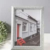 Фоторамка пластик формат А4 "Марокканская мозаика" оттенки голубого 35,7х27х2 см