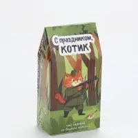Чай черный черничный пирог "Котик",  50 г