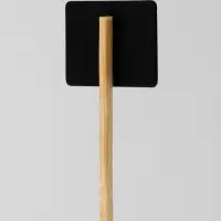 Ценник меловой на ножке &laquo;Прямоугольник&raquo;, 10 шт. 8&times;3.5 см, чёрный