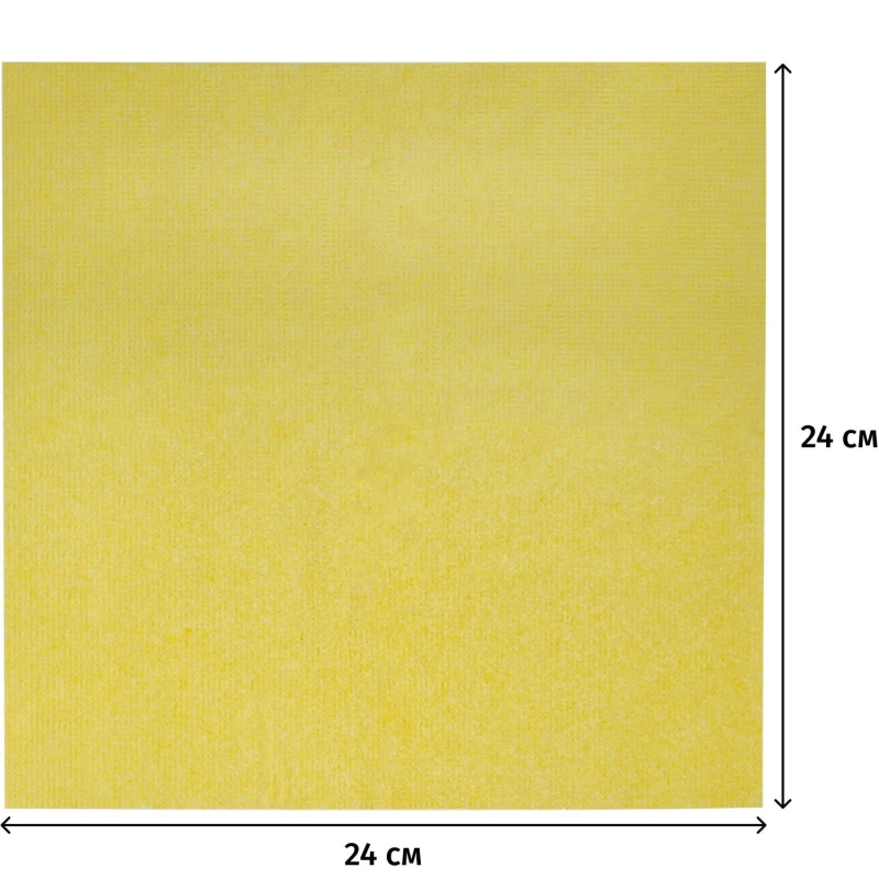 Салфетки бумажные Luscan Profi Pack 1сл24х24 желтые 400шт/уп