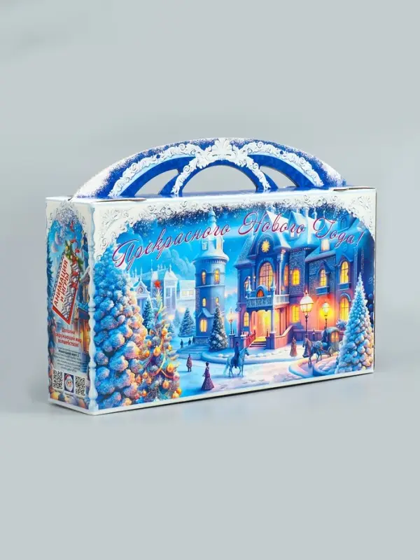 Подарочная новогодняя коробка «Вечерняя мелодия» , Портфель макси широкий, 37×8×20.2 см Подарочная новогодняя коробка «Вечерняя мелодия» , Портфель макси широкий, 37×8×20.2 см