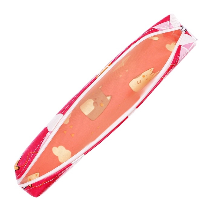 Пенал школьный «Кошечки», на молнии, МИКС Пенал школьный «Кошечки», на молнии, МИКС