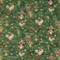 Бумага упаковочная глянцевая &laquo;Новогодние игрушки!&raquo;, 1 лист, 70&times;100 см