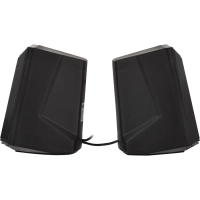Акустическая система ProMega C-MS016 черная, 6Вт(3Втx2), USB, RGB