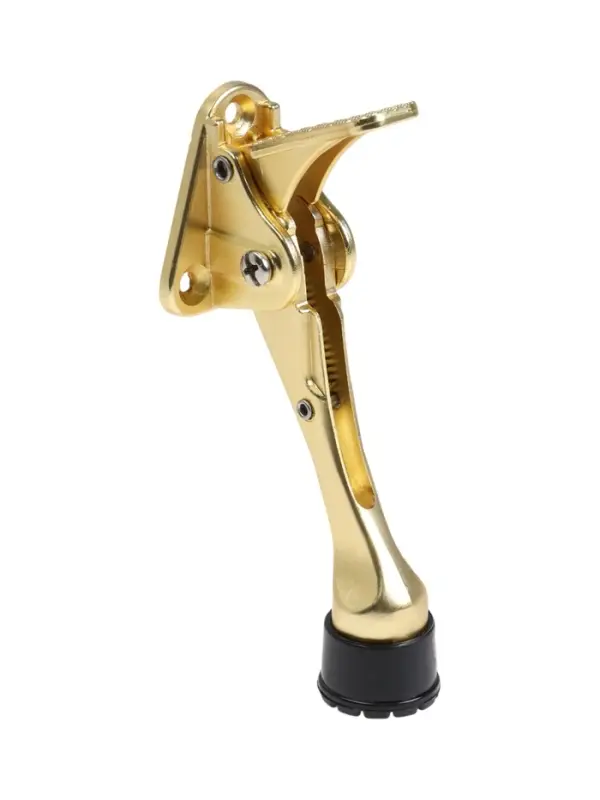 Фиксатор дверной LOCKLAND “козья ножка”, с автоподъемом, цвет золото Фиксатор дверной LOCKLAND “козья ножка”, с автоподъемом, цвет золото