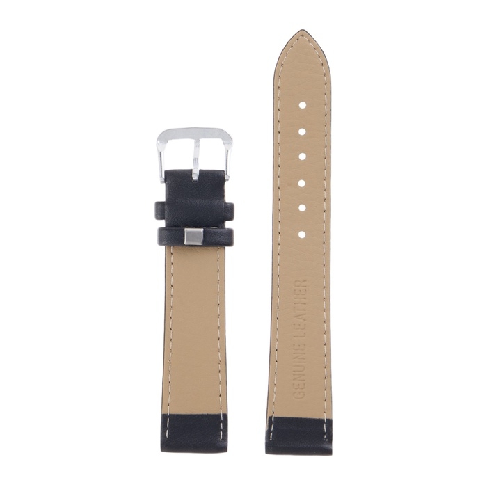 Ремешок для часов Ремешок для часов "Соломон", 18 мм, натуральная кожа, l-20 см, черный