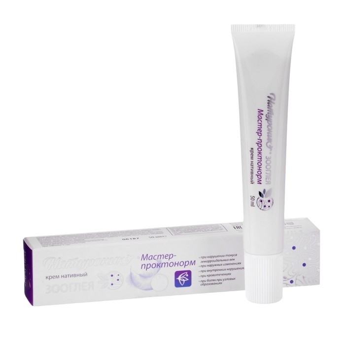 Крем зооглея «Натуроник. Мастер-проктонорм», от геморроя, 50 мл Крем зооглея «Натуроник. Мастер-проктонорм», от геморроя, 50 мл