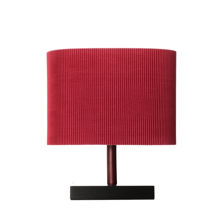 Светильник настольный Светильник настольный "Консул" 1х40Вт Е27 венге/бордовый 25х13х29см