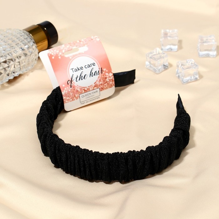 Ободок для волос Ободок для волос "Джози" 3 см, чёрный