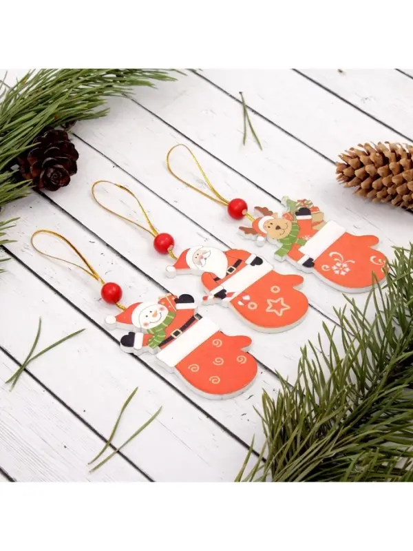 Елочная игрушка Лесная мастерская &laquo;Варежка с сюрпризом&raquo;, односторонняя, МИКС