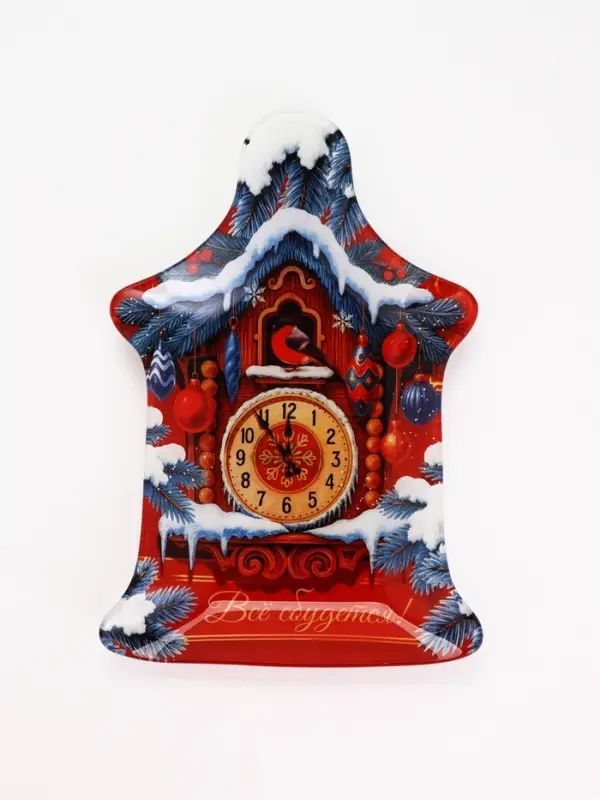 Тарелка в форме фонаря &laquo;Снегирь&raquo;, 14.5&times;22 см