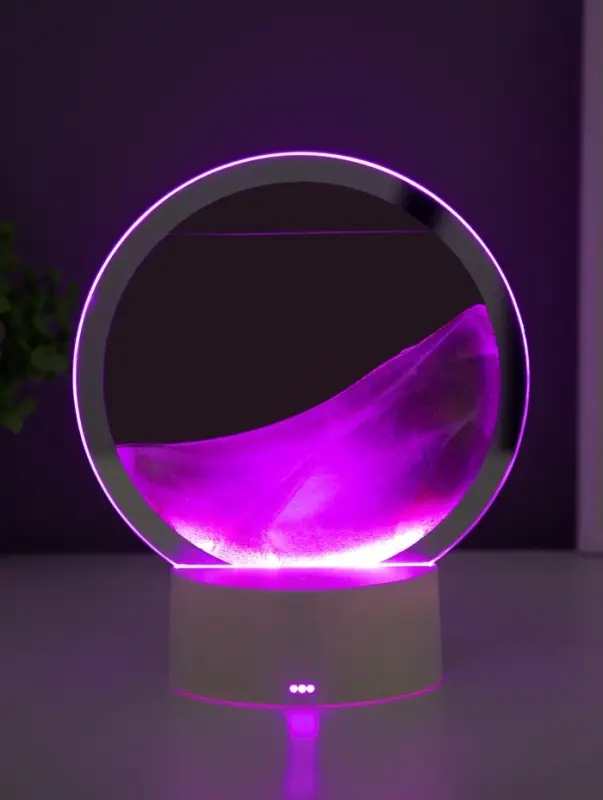 Светильник настольный СТАРТ Sands, LED, 10 Вт, USB, 16&times;16&times;20 см, 3хAA, оранжевый