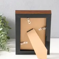 Фоторамка пластик 10х15 см "Прованс" тёмно-коричневый 19х13,7х3 см