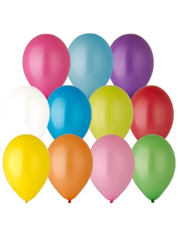 Воздушные шары латексные 12", пастель, 500 шт., МИКС