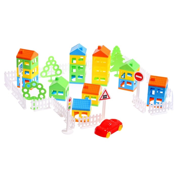 Конструктор &laquo;Построй свой город&raquo;, 61 деталь