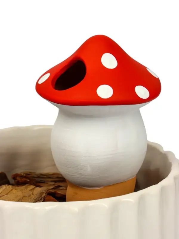 Автополив для комнатных растений &laquo;Грибочек&raquo;, 16.5&times;7 см, керамика, набор 4 шт., МИКС