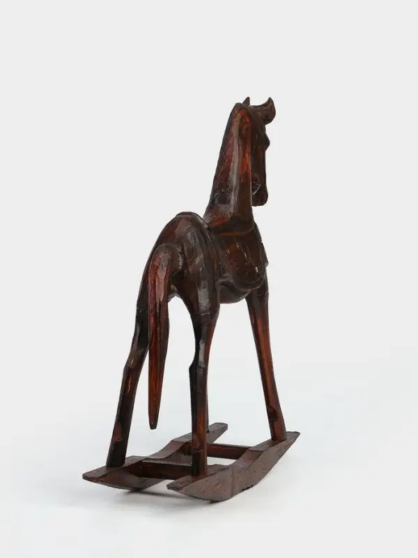 Сувенир интерьерный &laquo;Лошадка-качалка&raquo;, 42&times;12&times;43 см, дерево, коричневый
