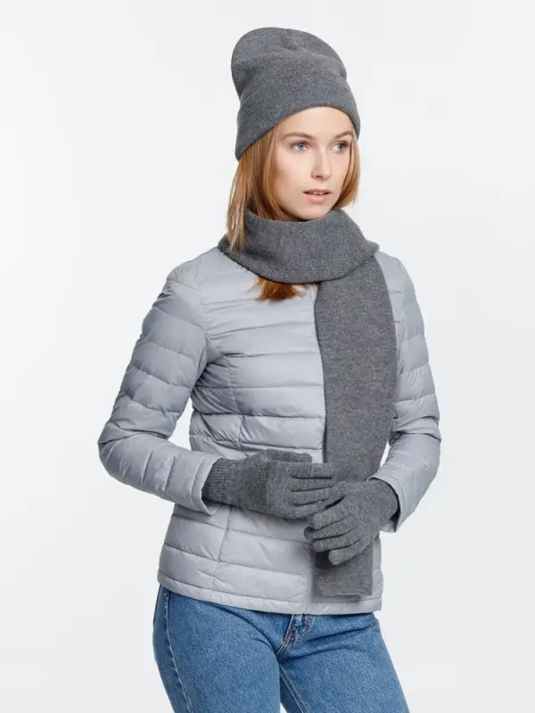 Перчатки Urban Flow, темно-серый меланж, размер S/M