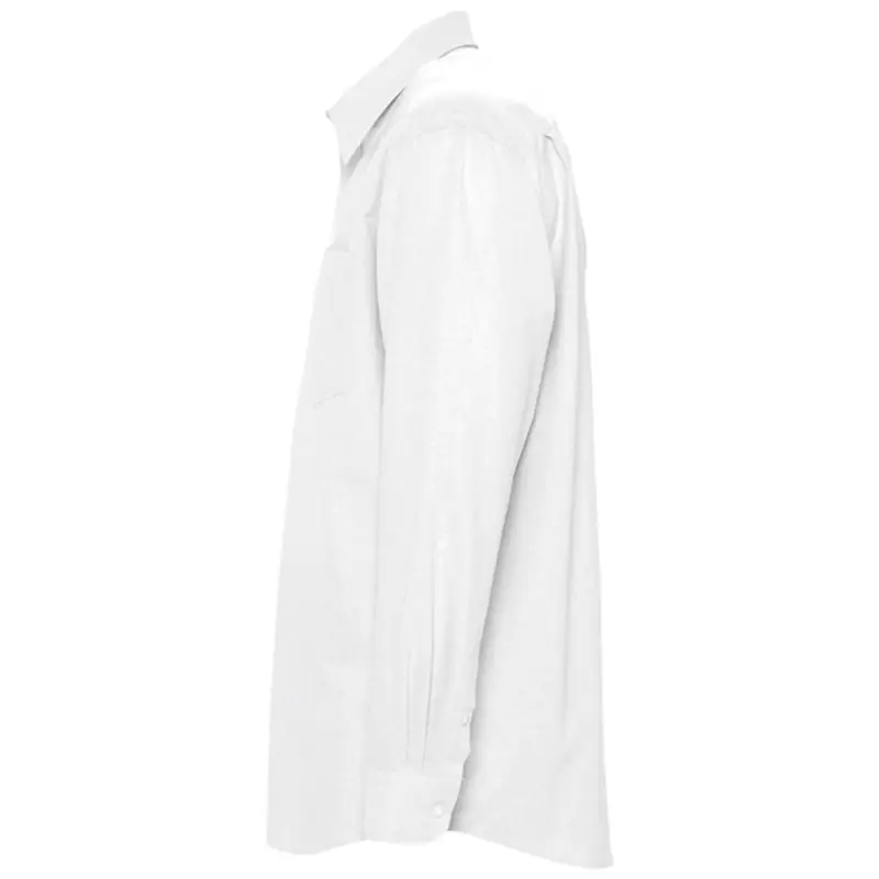 Рубашка мужская с длинным рукавом Boston белая, размер S Рубашка мужская с длинным рукавом Boston белая, размер S