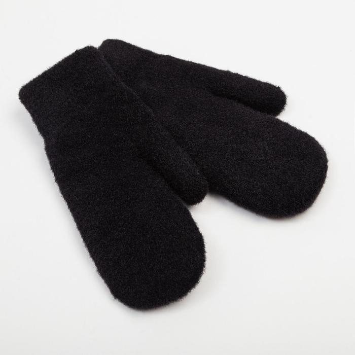 Варежки женские MINAKU  Варежки женские MINAKU "Мягкость", р-р 23 см, цв. чёрный