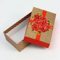 Набор подарочных коробок 10 в 1 Flowers, 32.5&times;20&times;12.5 - 12&times;7&times;4 см