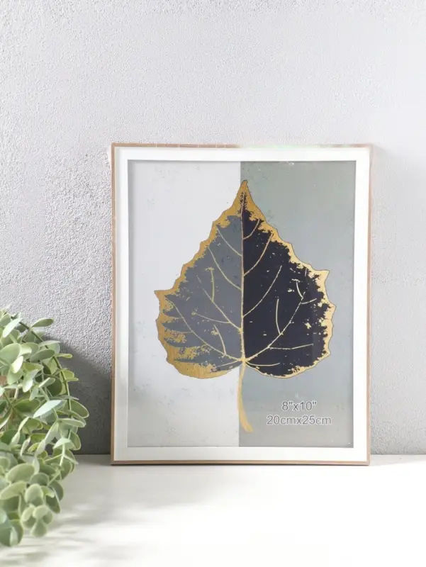 Фоторамка пластик 20х25 см "Современная классика" беж и белый 26х20,8х1,5 см