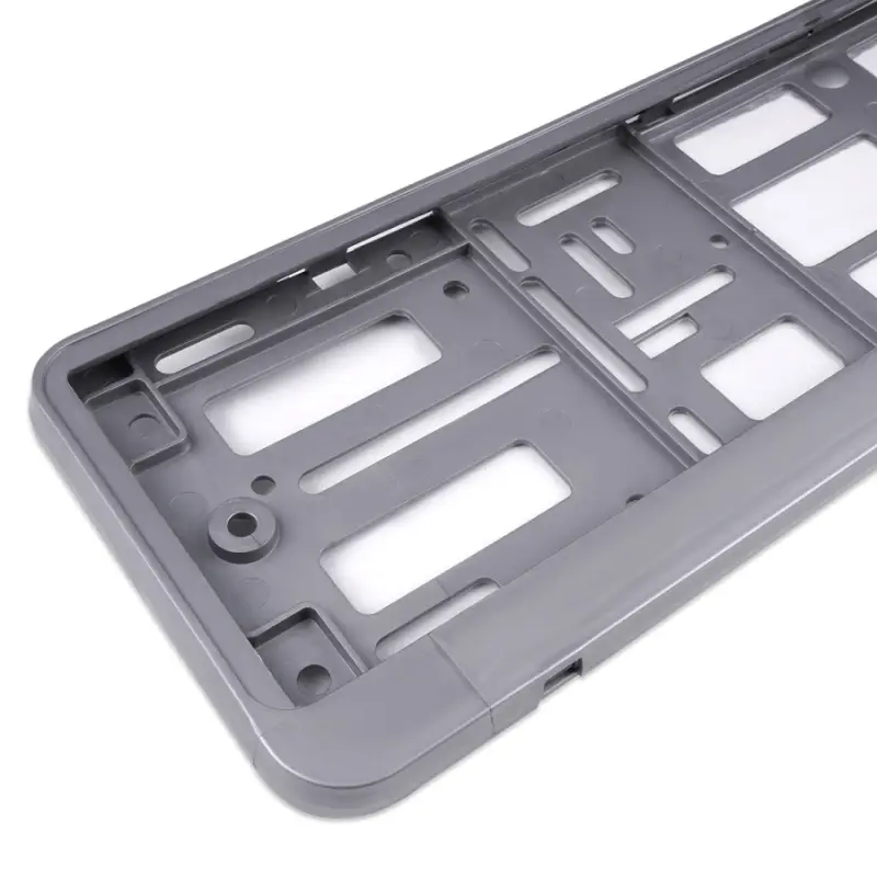 Рамка под номерной знак двусоставная (серебристый металлик) AVS RN-16