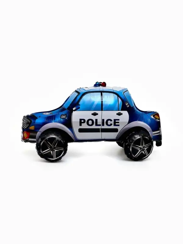 Воздушный шар фольгированный 35" 3D &laquo;Полицейская машина&raquo;, под воздух