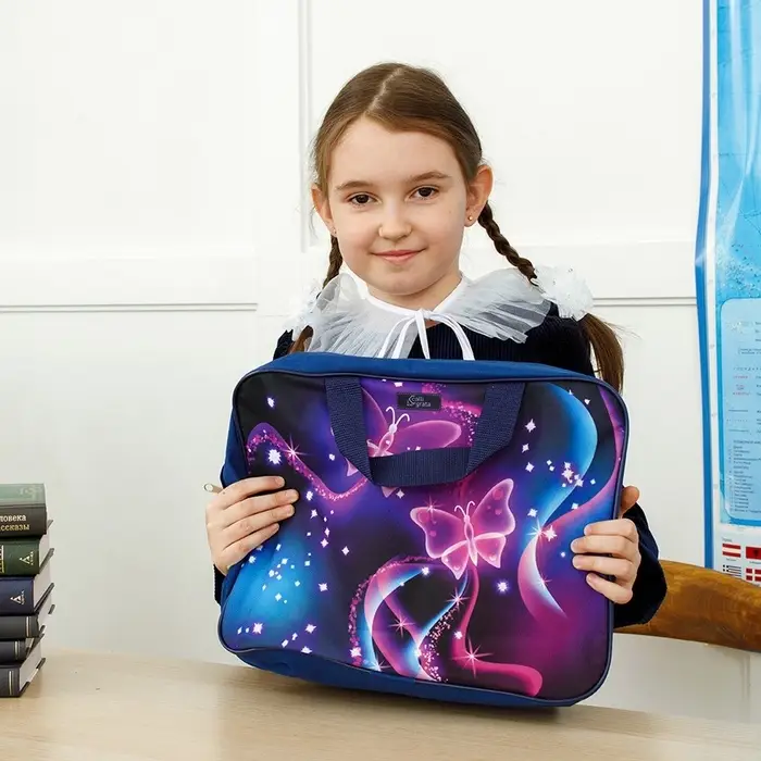 Набор первоклассника, 40 предметов, Calligrata &laquo;Бабочка&raquo;, в папке