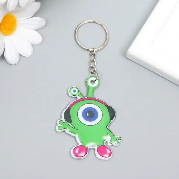 Брелок PVC Брелок PVC "Инопланетянин" 6,2х4,5 см