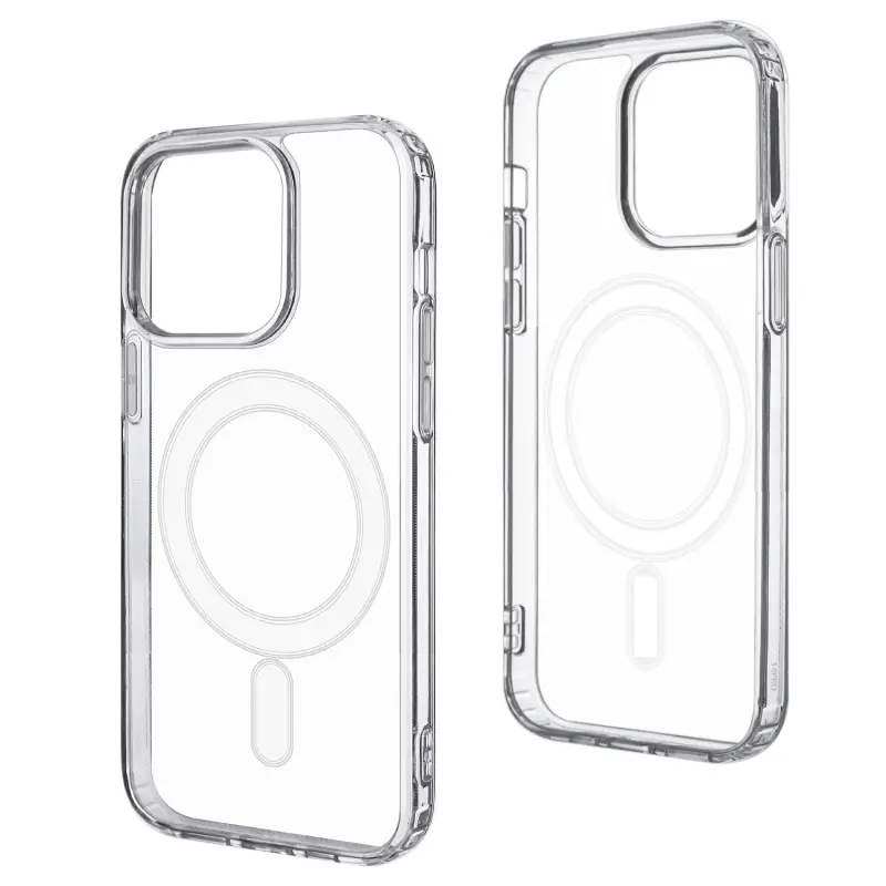 Чехол для iPhone 14 Pro Max Clear Case (MagSafe) в пакетике