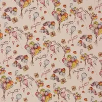 Бумага упаковочная крафт &laquo;Воздушный букет&raquo;, 70&times;100 см,1 лист