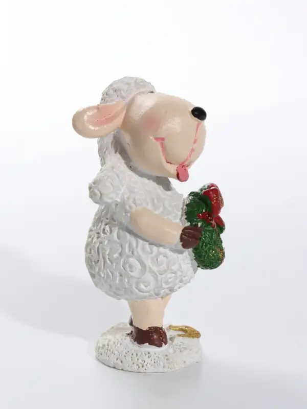 Фигурка полистоун &laquo;Овечка Бяша&raquo;, 4.5&times;4&times;8 см, МИКС