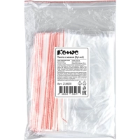 Пакет с замком (Zip Lock) 25x35 см., 35мкм, 100 шт/