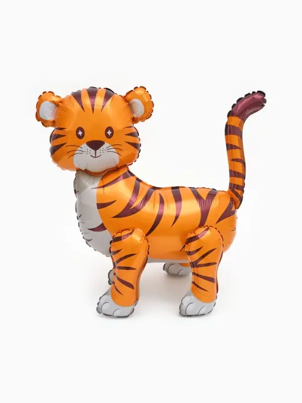 Воздушный шар фольгированный 3D 23" "Тигр"