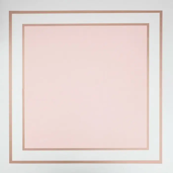 Пленка флористическая, светло - розовая, 58×58±5% см, 50 мкм