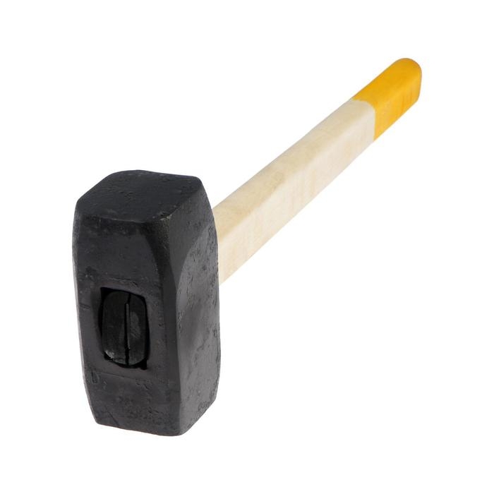 Кувалда кованая ЛОМ, 5 кг, деревянная рукоятка Кувалда кованая ЛОМ, 5 кг, деревянная рукоятка