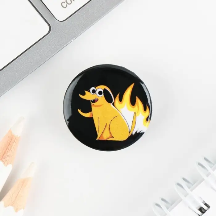 Значок металлический , закатной «Треш персонажи», 25 мм, МИКС Значок металлический , закатной «Треш персонажи», 25 мм, МИКС