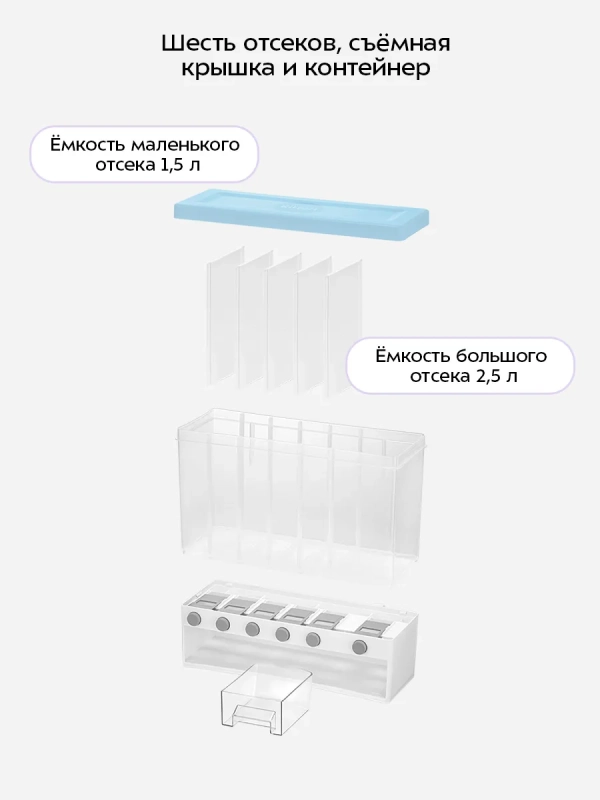 Диспенсер для сыпучих продуктов - КТ-1276